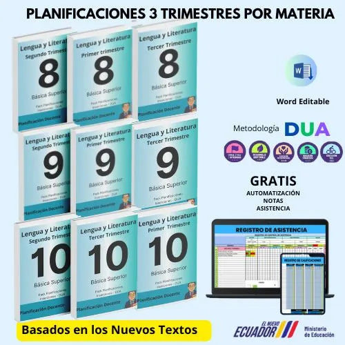 Hiper Pack Docente® Lengua y Literatura 8vo,9no y 10mo