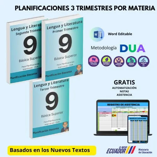Mega Pack Docente® 9no año Lengua y literatura