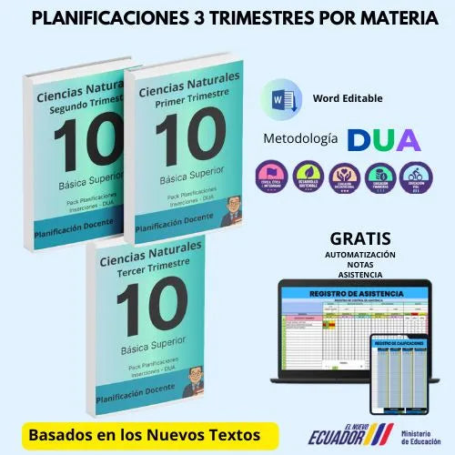 Mega Pack Docente® 10mo año Ciencias Naturales