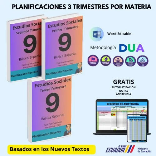 Mega Pack Docente® 9no año Estudios Sociales
