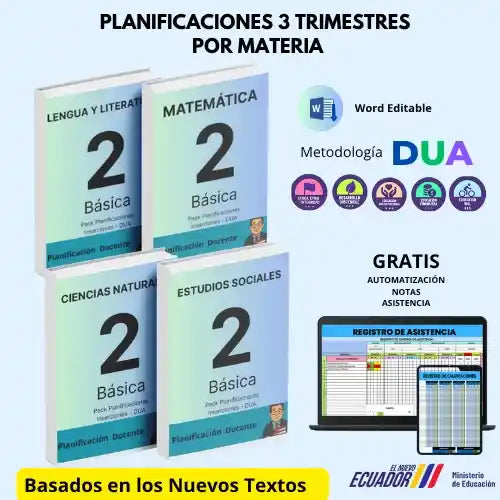 Mega Pack Docente® 2do de Básica