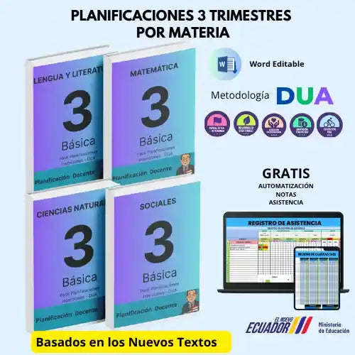 Mega Pack Docente® 3ero de Básica