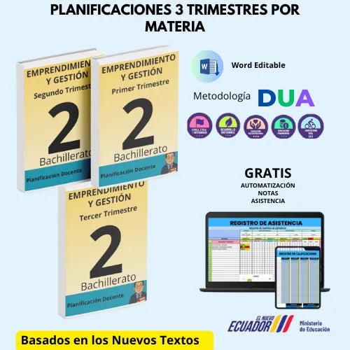 Mega Pack Docente® 2do BGU Emprendimiento y Gestión