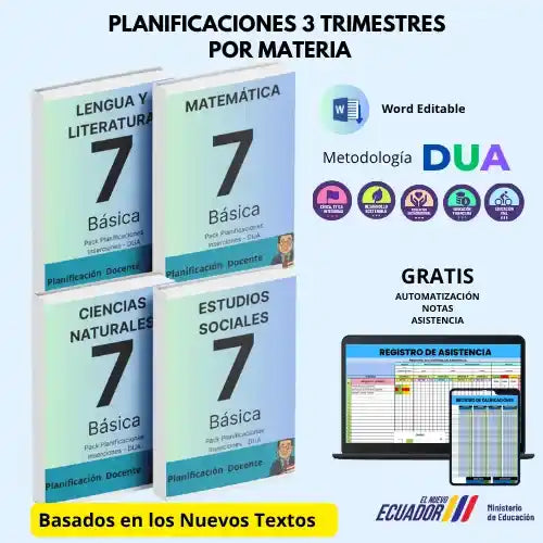 Mega Pack Docente® 7mo de Básica
